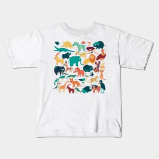 African animal safari Kids T-Shirt